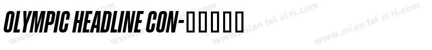 Olympic Headline Con字体转换